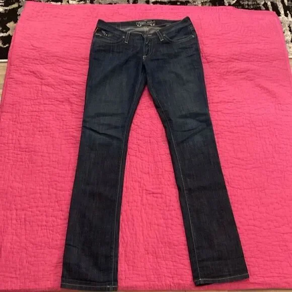 Robin's Jean Dark Blue Denim with Silver Button, size 29 - Picture 1 of 10